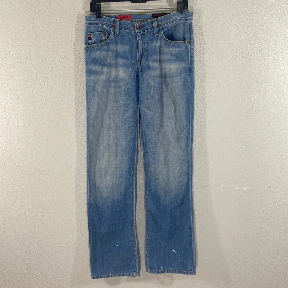 Ag Adriano Goldschmied The Rider Medium Light Wash jeans
